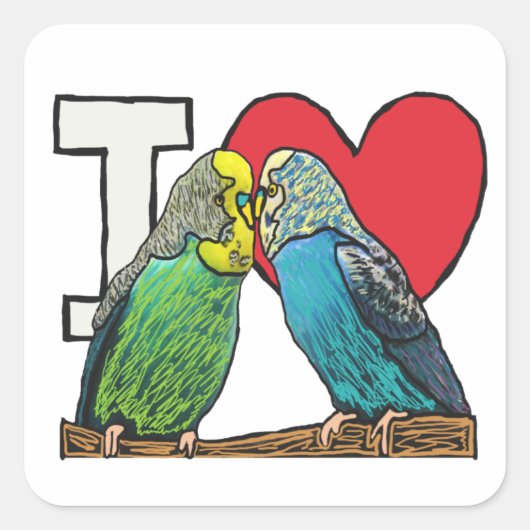 I愛する仲間 スクエアシール (正面)