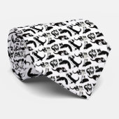 I愛タキシード猫のタイ ネクタイ (ロール)