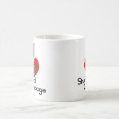 I愛ハートの詰まったなキャベツ コーヒーマグカップ (中央)