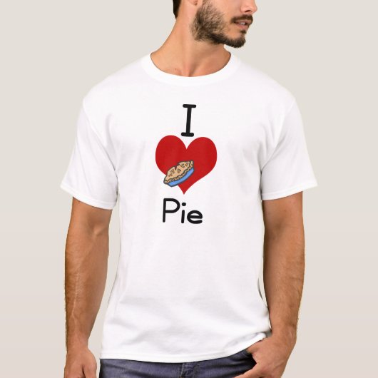 I愛ハートパイ Tシャツ (正面)