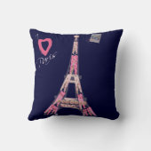 I愛パリかわいい猫 クッション (裏面)