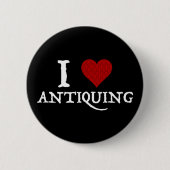 I愛(ハート)古代 缶バッジ (正面)