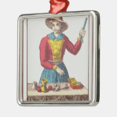 I手品師、7つの占いカード メタルオーナメント (左)