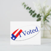 I投票シール ポストカード (スタンド正面)