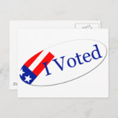 I投票シール ポストカード (正面/裏面)