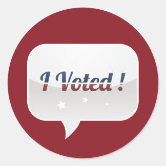 I投票シール ラウンドシール