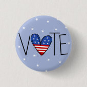 I投票ボタン2024選挙 缶バッジ (正面)