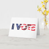 I投票 カード (黄色い花)