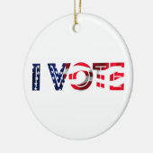 I投票 セラミックオーナメント (左)