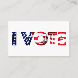 I投票 名刺