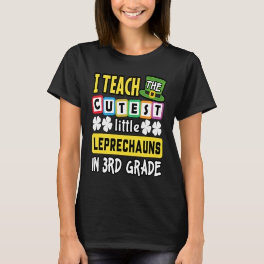 I教え Cutest Leprechauns 1年生先生St Pa Tシャツ (正面)