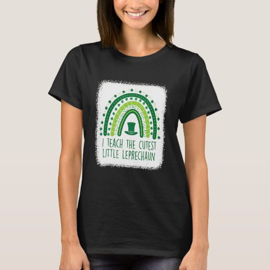 I教え The Cutest Little Leprechaun先生St Pa Tシャツ (正面)