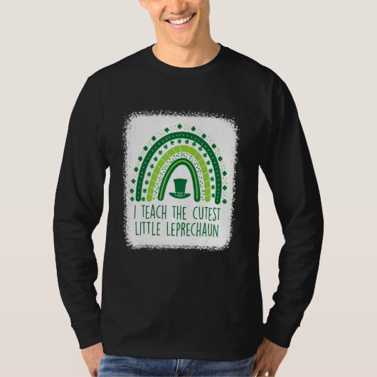 I教え The Cutest Little Leprechaun先生St Pa Tシャツ (正面)