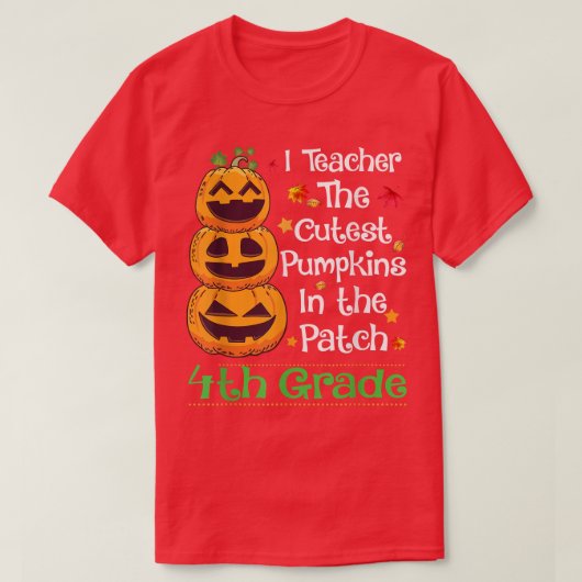 I教え The Cutest Pumpkin 4級先生ハロ Tシャツ (デザイン正面)