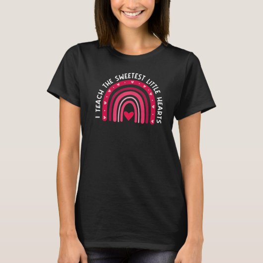I教え The Sweetestハートレインボー先生価 Tシャツ (正面)