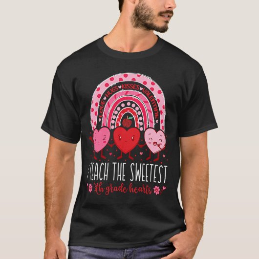 I教え The Sweetest 5級ハート先生Val Tシャツ (正面)