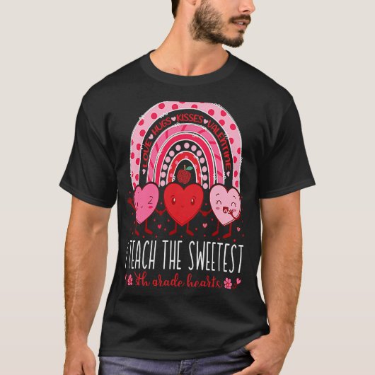 I教え The Sweetest 5級ハート先生Val Tシャツ (正面)