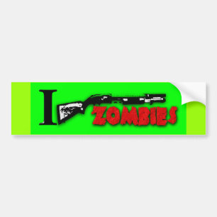 I散弾銃のゾンビ バンパーステッカー