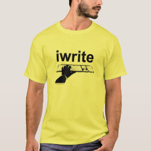 I書はっきりしたシンプル作家クラシックスローガン Tシャツ