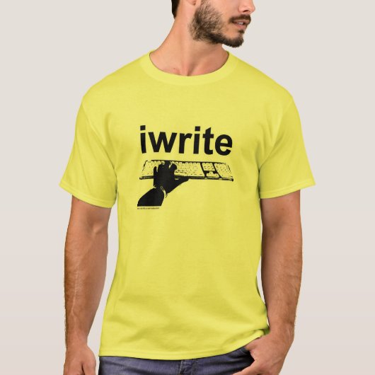 I書はっきりしたシンプル作家クラシックスローガン Tシャツ (正面)