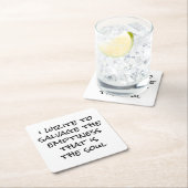 I書紙コースター スクエアペーパーコースター (インサイチュ)