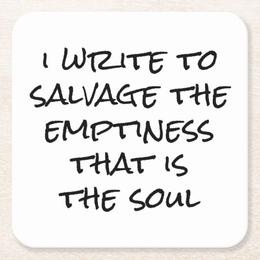 I書紙コースター スクエアペーパーコースター (正面)