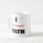 I極方程式(Iハート)数学 コーヒーマグカップ (正面左)