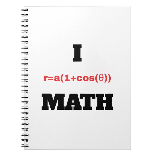 I極方程式(Iハート)数学 ノートブック (正面)