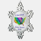 I極生き延び渦2021 スノーフレークピューターオーナメント (右)