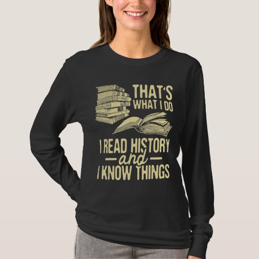I歴史読史史家先生教授 Tシャツ (正面)