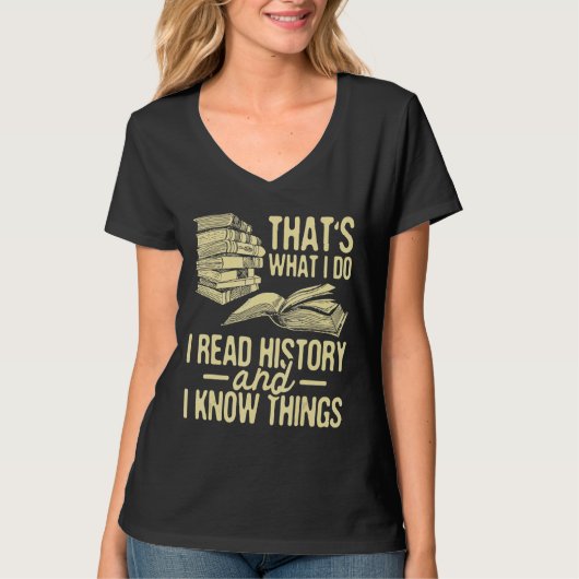 I歴史読史史家先生教授 Tシャツ (正面)