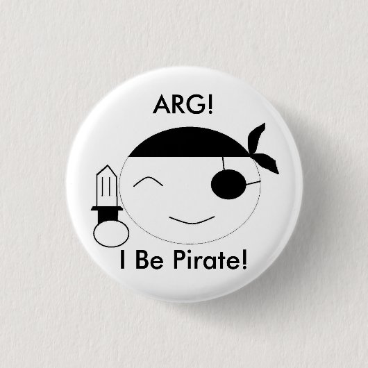 I海賊があって下さい! 缶バッジ (正面)