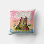 I溶岩火山装飾用クッション クッション (裏面)