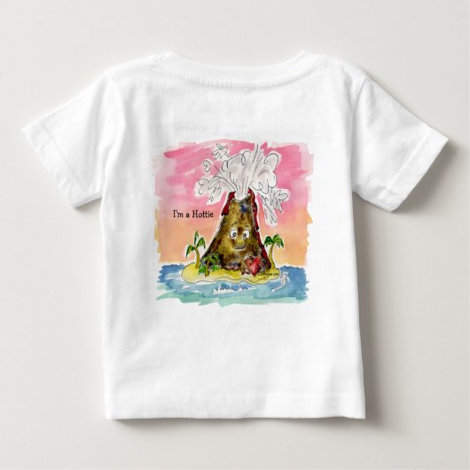 I溶岩 ベビーTシャツ (裏面)