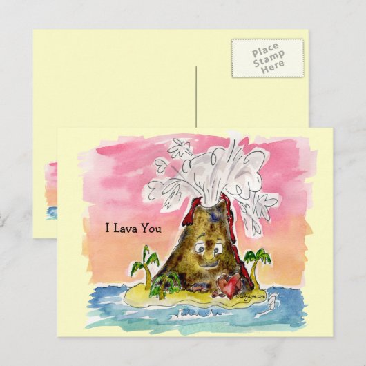 I溶岩 ポストカード (正面/裏面)