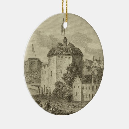 i現われたようにBanksideの地球の劇場 セラミックオーナメント (右)