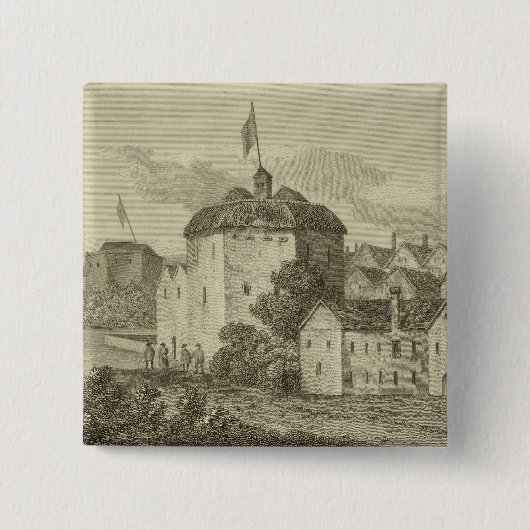 i現われたようにBanksideの地球の劇場 缶バッジ (正面)