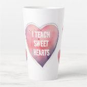 I甘教えいハートスヴァレンティーズの日ドーピング文字マグ カフェラテマグ (正面)