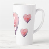 I甘教えいハートスヴァレンティーズの日ドーピング文字マグ カフェラテマグ (右)