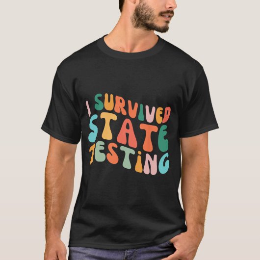 I生き延び州試験デザイン学生州試験 Tシャツ (正面)