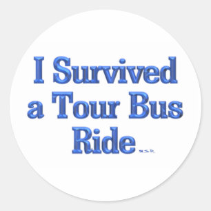 I生き延び A Tour Bus Rideのステッカー ラウンドシール