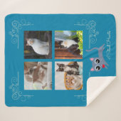 I盗むハートカスタム写真 シェルパブランケット (正面(横))