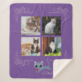 I盗むハートカスタム写真 シェルパブランケット