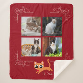 I盗むハートカスタム写真 シェルパブランケット