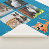 I盗むハートカスタム写真 シェルパブランケット (3/4)