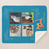 I盗むハートカスタム写真 シェルパブランケット (正面(横))