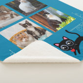 I盗むハートカスタム写真 シェルパブランケット (3/4)