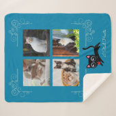 I盗むハートカスタム写真 シェルパブランケット (正面(横))