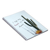 I砂漠|のノートの私のハートを残しました ノートブック (右側)