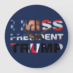 I社恋しく思長トランプ ラージ壁時計